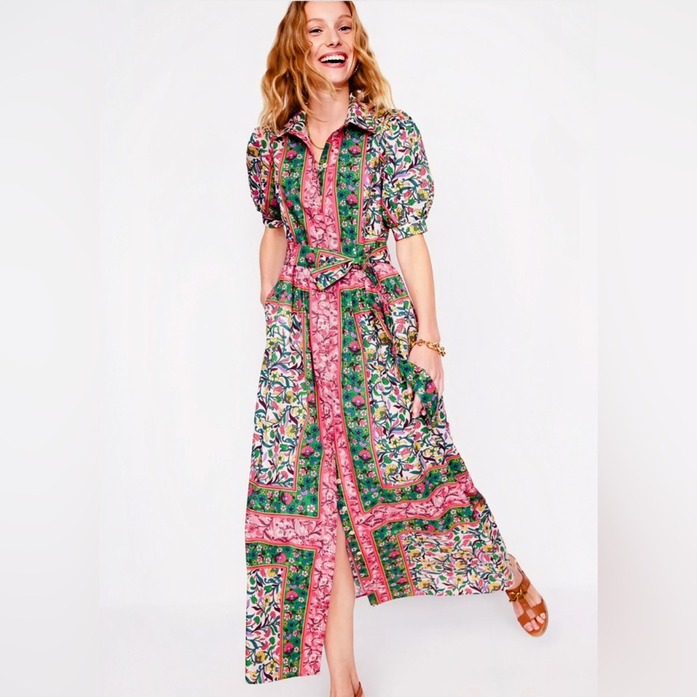 Boden Alexa Maxi Shirt Dress